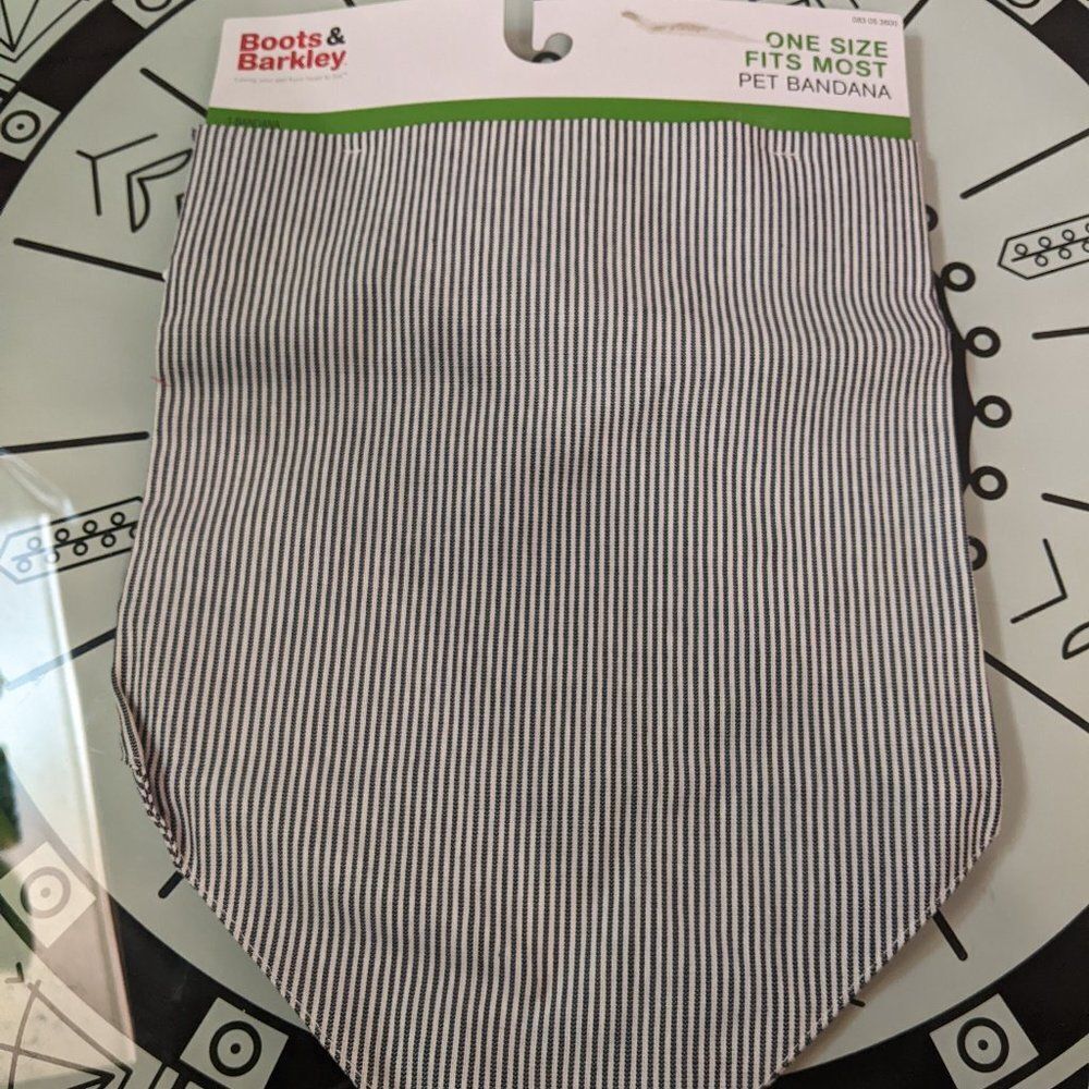 Boots & Barkley Stripe Bandana, One size fits most